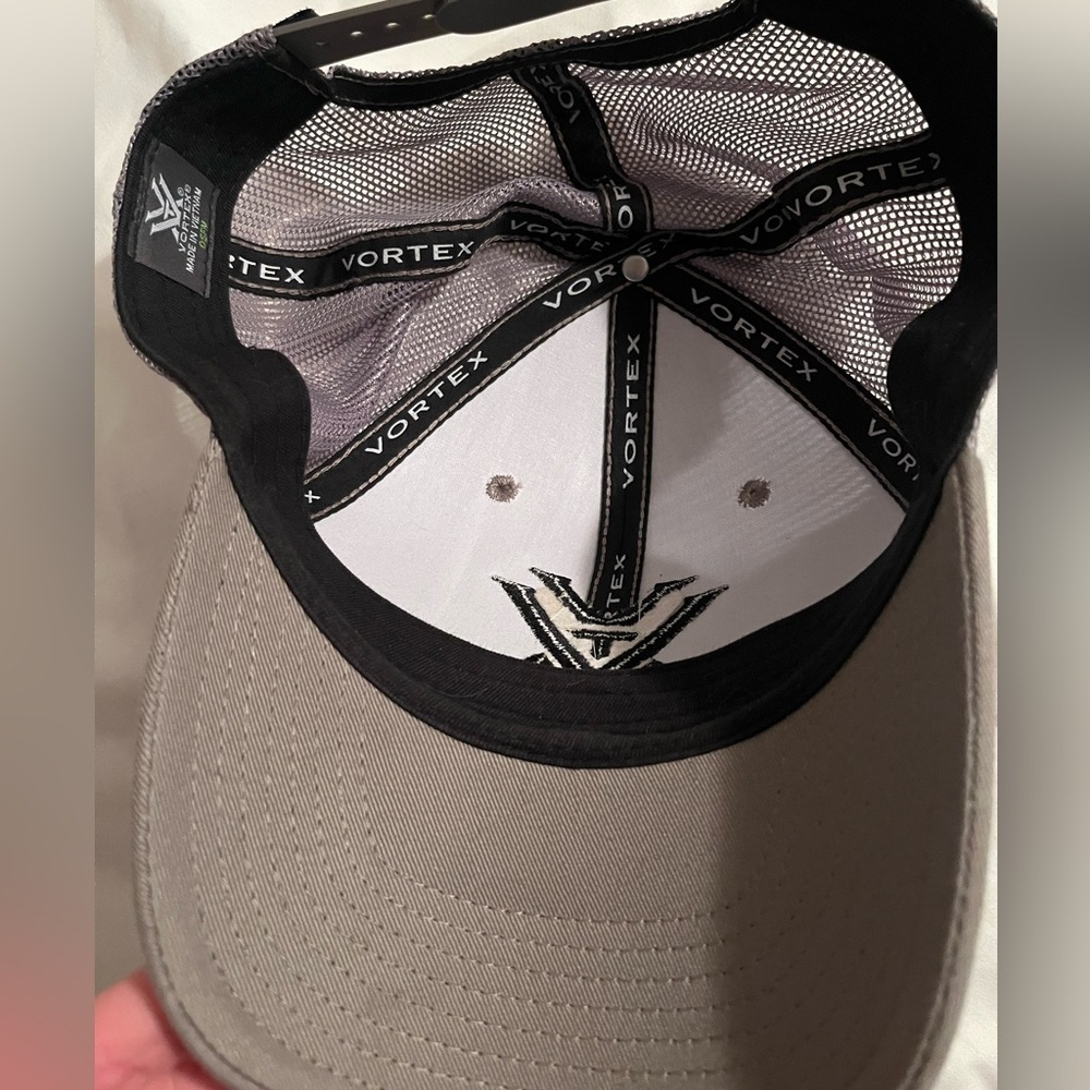 Vortex Logo Cap Snapback with Gray Mesh Back - Picture 9 of 11